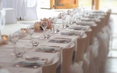 Bridal table at Oaklands