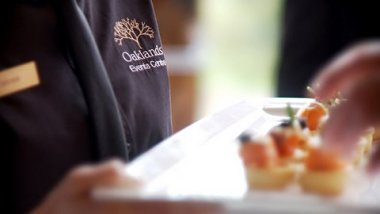 Oaklands staff and hors d'&oelig;uvre